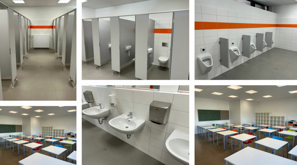 GGS Renovierung Klassenräume Toiletten Klasse 5